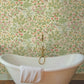 Woodland Floral Linen Peel & Stick Wallpaper