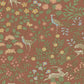 Woodland Floral Rust Peel & Stick Wallpaper