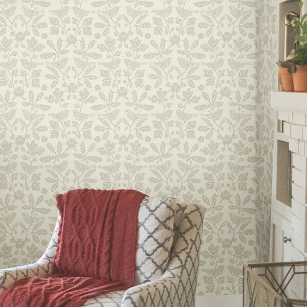 Sparrow & Oak Wicker Peel & Stick Wallpaper