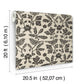 Sparrow & Oak Linen & Charcoal Peel & Stick Wallpaper
