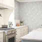 Modern Acanthus Mist Peel & Stick Wallpaper