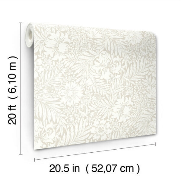Modern Acanthus Wicker Peel & Stick Wallpaper