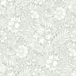 Modern Acanthus Vintage Duck Egg Peel & Stick Wallpaper