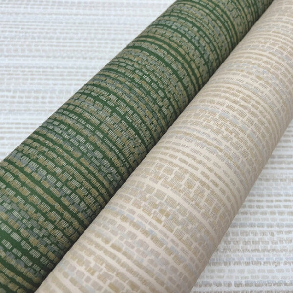 Tick Mark Texture Meadow Green Peel & Stick Wallpaper