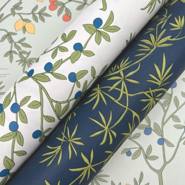 Lemon Grove Vintage Duck Egg Peel & Stick Wallpaper