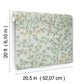 Lemon Grove Vintage Duck Egg Peel & Stick Wallpaper