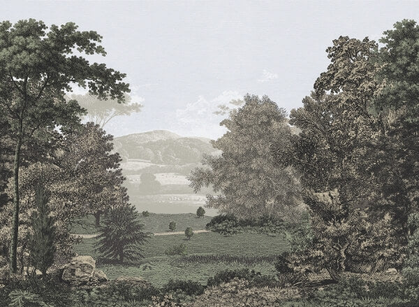 Scenic Pastures Morning Light Peel & Stick Mural