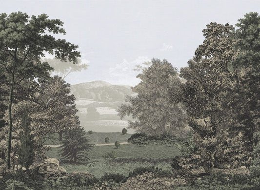 Scenic Pastures Morning Light Peel & Stick Mural