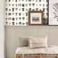 Dog Days Multi White Peel & Stick Wallpaper
