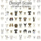 Dog Days Multi White Peel & Stick Wallpaper