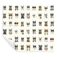 Cool Cats Grey & Gold Peel & Stick Wallpaper