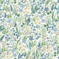 Lea Indigo Peel & Stick Wallpaper