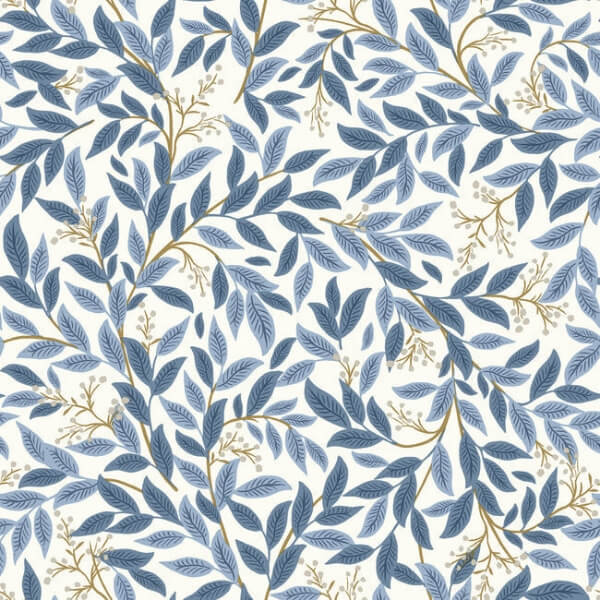 Willowberry Blue & White Peel & Stick Wallpaper