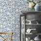 Willowberry Blue & White Peel & Stick Wallpaper