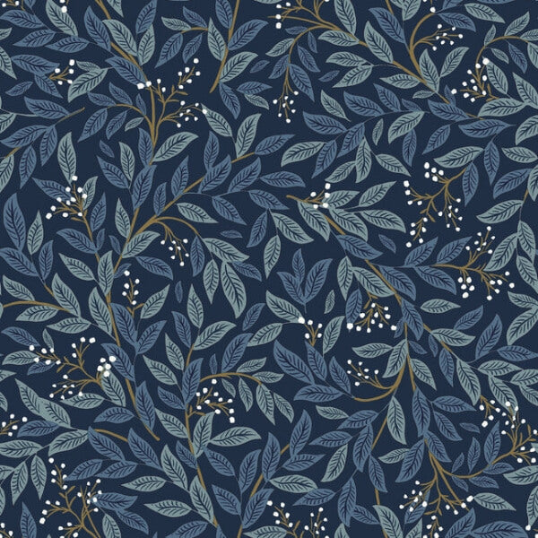 Willowberry Navy Peel & Stick Wallpaper