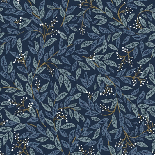 Willowberry Navy Peel & Stick Wallpaper
