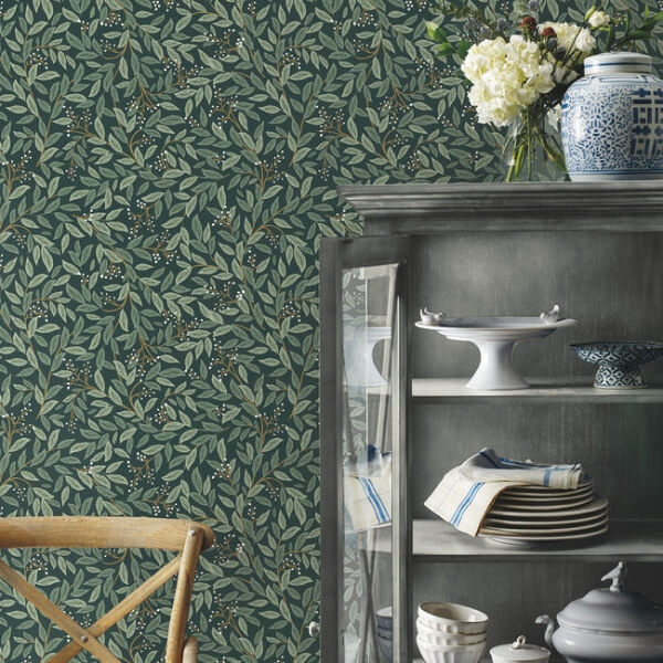 Willowberry Emerald Peel & Stick Wallpaper