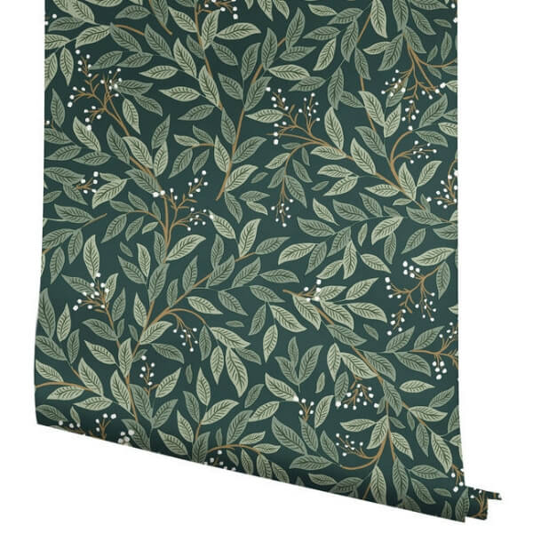 Willowberry Emerald Peel & Stick Wallpaper