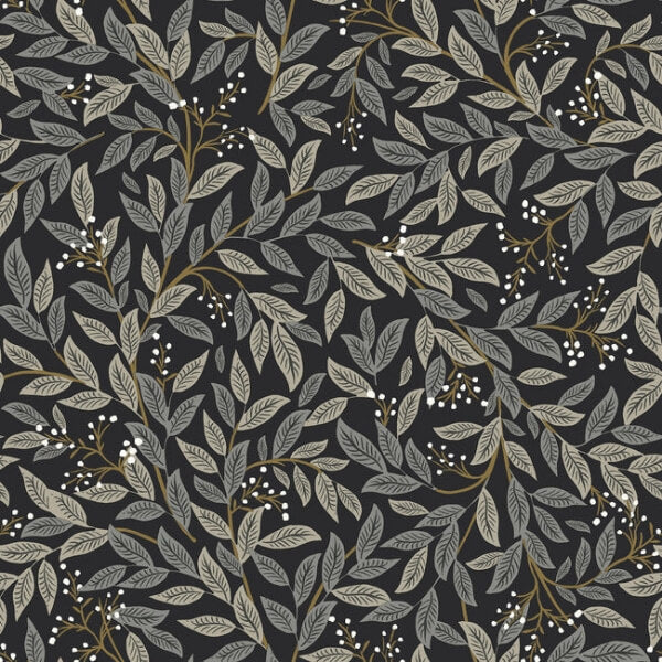 Willowberry Black Peel & Stick Wallpaper