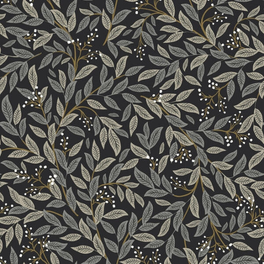Willowberry Black Peel & Stick Wallpaper