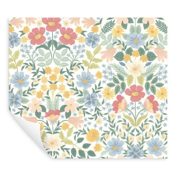 Bramble Garden Pastel Multi Peel & Stick Wallpaper