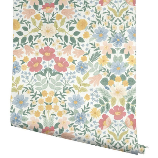 Bramble Garden Pastel Multi Peel & Stick Wallpaper