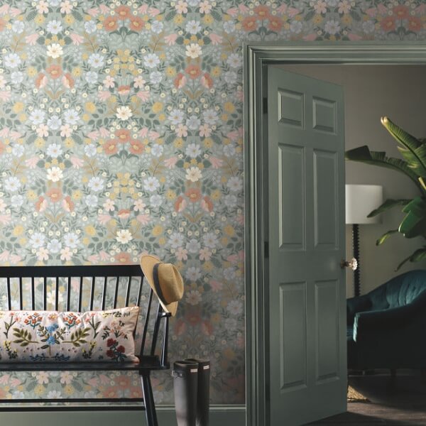 Bramble Garden Sage Peel & Stick Wallpaper