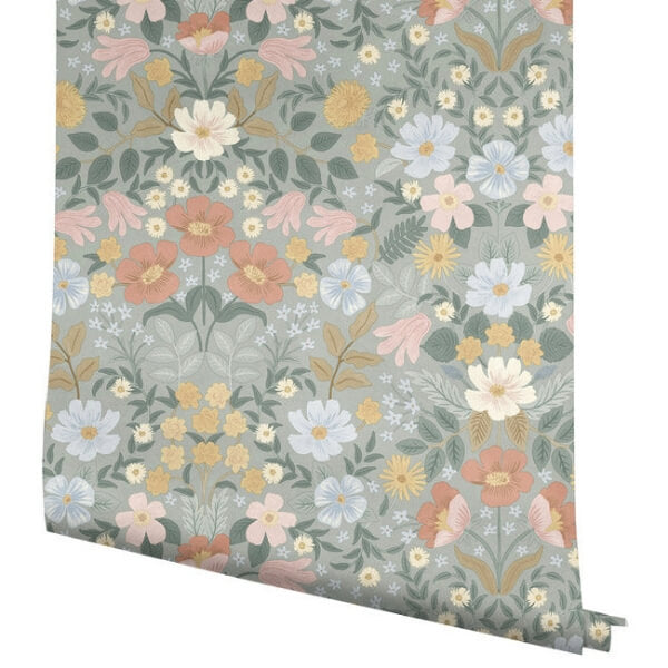 Bramble Garden Sage Peel & Stick Wallpaper