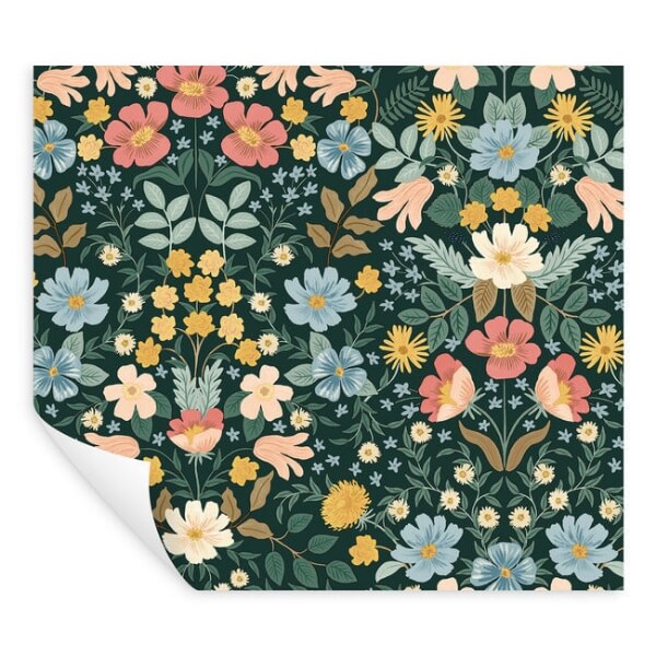 Bramble Garden Emerald Peel & Stick Wallpaper