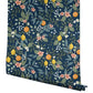 Citrus Grove Navy Peel & Stick Wallpaper