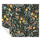 Citrus Grove Black Peel & Stick Wallpaper