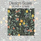 Citrus Grove Black Peel & Stick Wallpaper