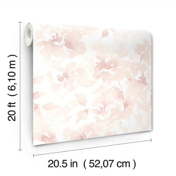Renewed Floral Pink Wallpaper