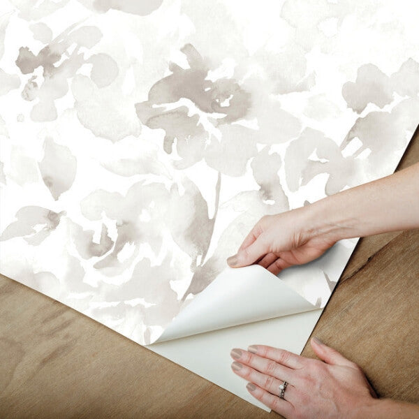 Renewed Floral Neutral Wallpaper