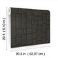 Crafted Editorial Black & Gold Metallic Wallpaper