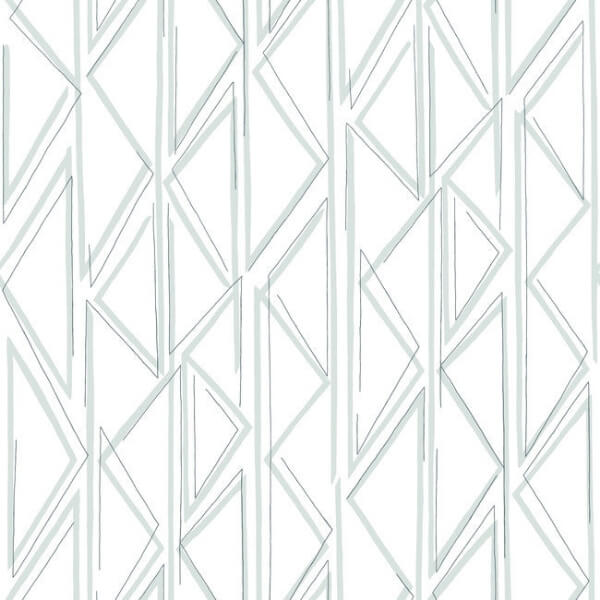 Sideways Sketch Blue Wallpaper