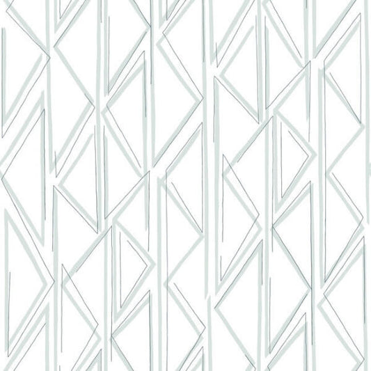 Sideways Sketch Blue Wallpaper
