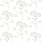 Wildflower Grey Wallpaper
