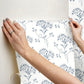 Wildflower Navy Wallpaper
