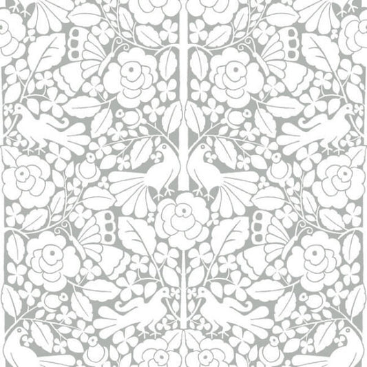 Fairy Tales Grey Wallpaper