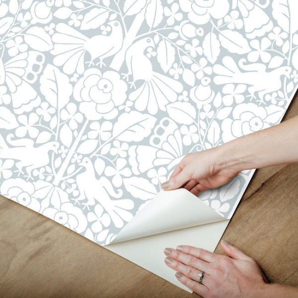 Fairy Tales Blue Wallpaper