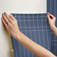 Linear Gridwork Navy Wallpaper