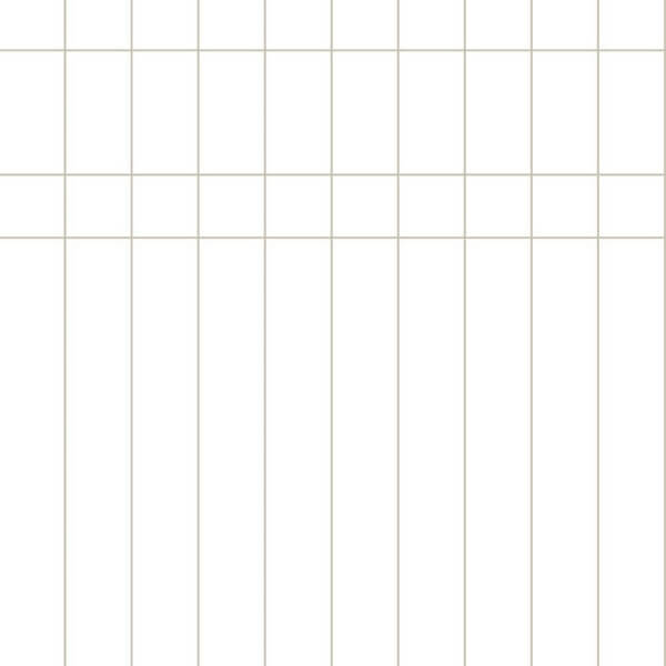Linear Gridwork Linen on White Wallpaper