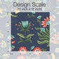 Heirloom Floral Navy Peel & Stick Wallpaper