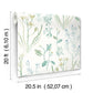 Alpine Botanical Blue Peel & Stick Wallpaper