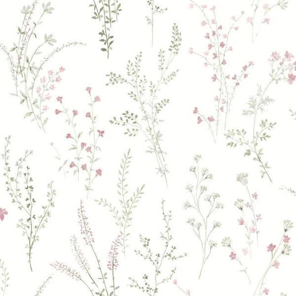 Wildflower Sprigs Multicolor Peel & Stick Wallpaper