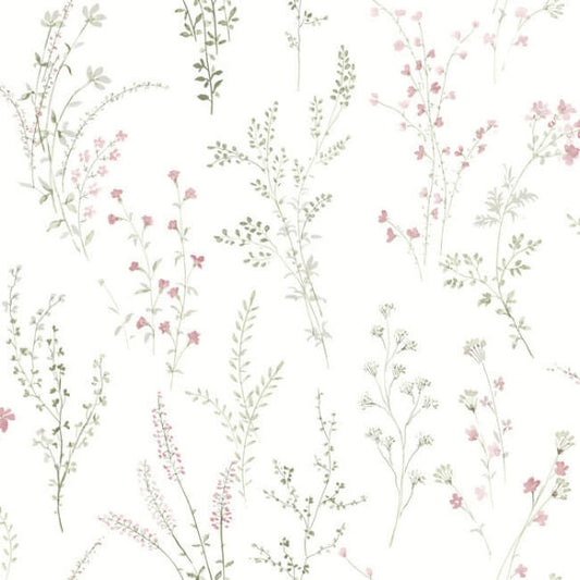 Wildflower Sprigs Multicolor Peel & Stick Wallpaper