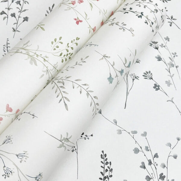 Wildflower Sprigs Multicolor Peel & Stick Wallpaper
