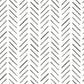 Painted Herringbone Black Peel & Stick Wallpaper