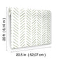 Painted Herringbone Fern Peel & Stick Wallpaper